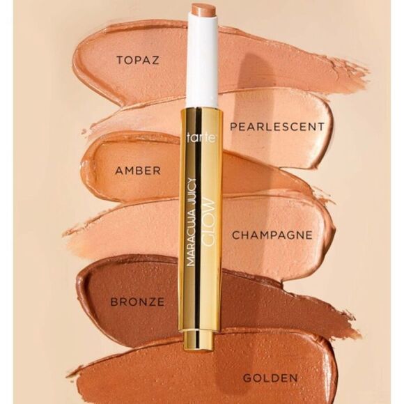 TARTE - NWT - Maracuja Juicy Glow Highlighter in "Golden Glow". Full Size .07 oz - Picture 10 of 16